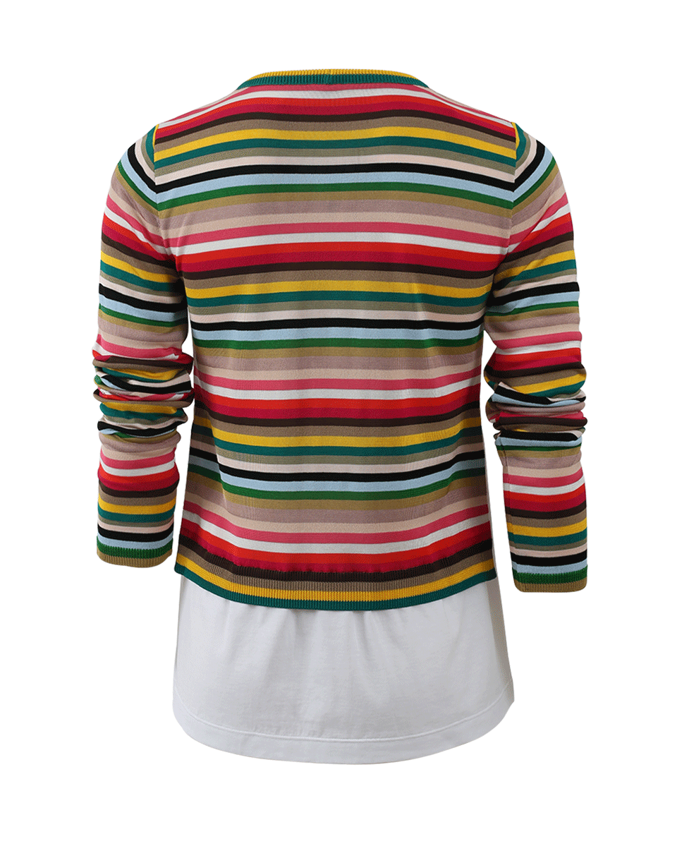 N0.21-Striped Sweater-