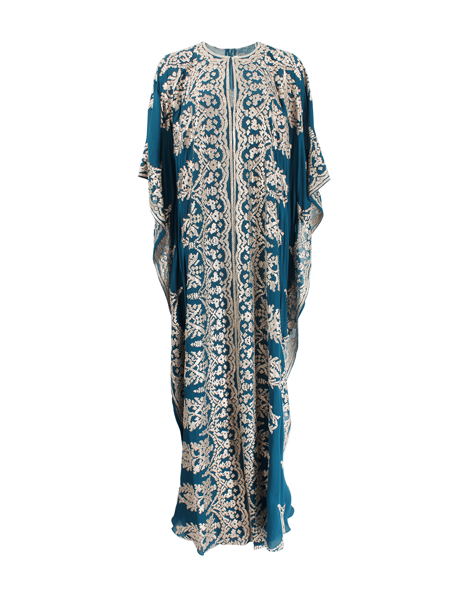 NAEEM KHAN-Embellished Caftan-BLUE