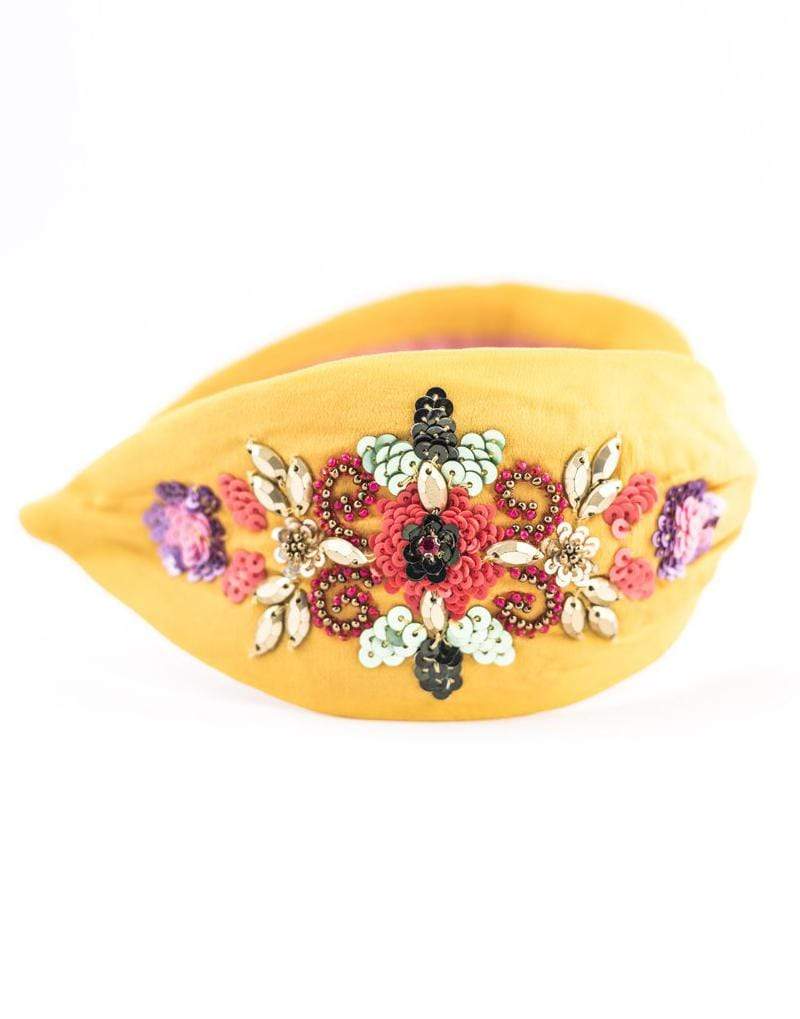 NAMJOSH-Yellow Flower Headband-YELLOW