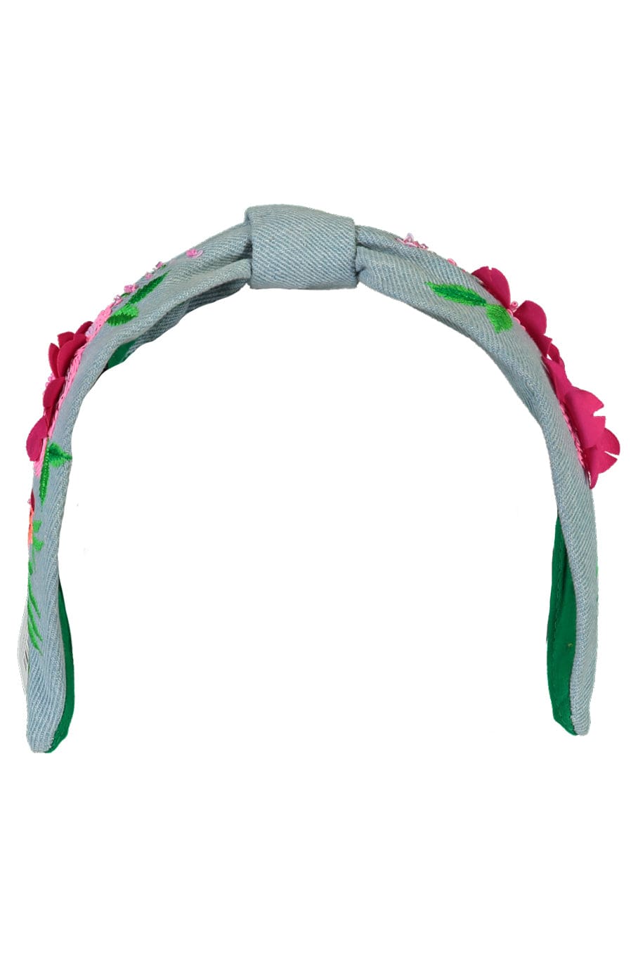 NAMJOSH-Flower Headband-DENIM