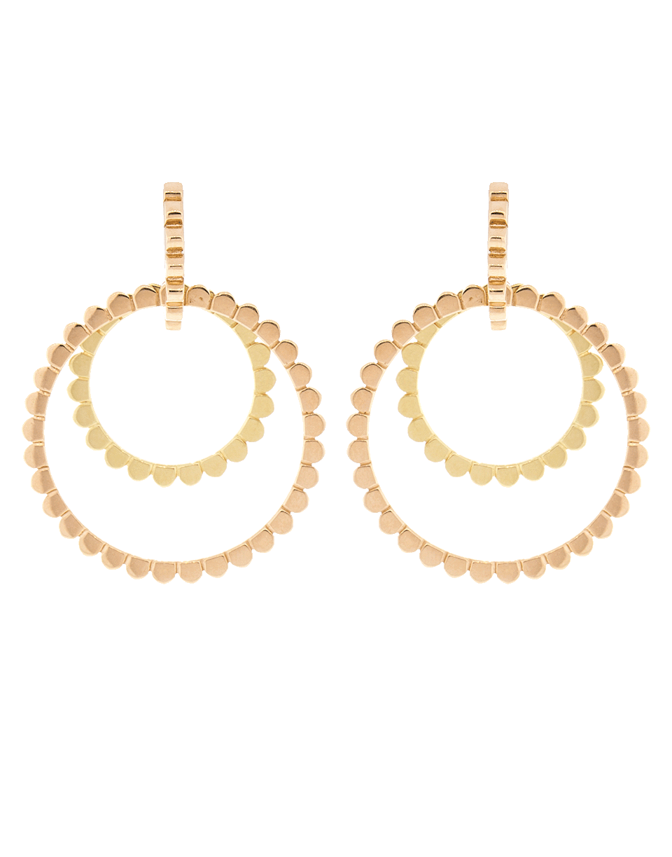 NANCY NEWBERG-Triple Hoop Earrings-ROSE GOLD