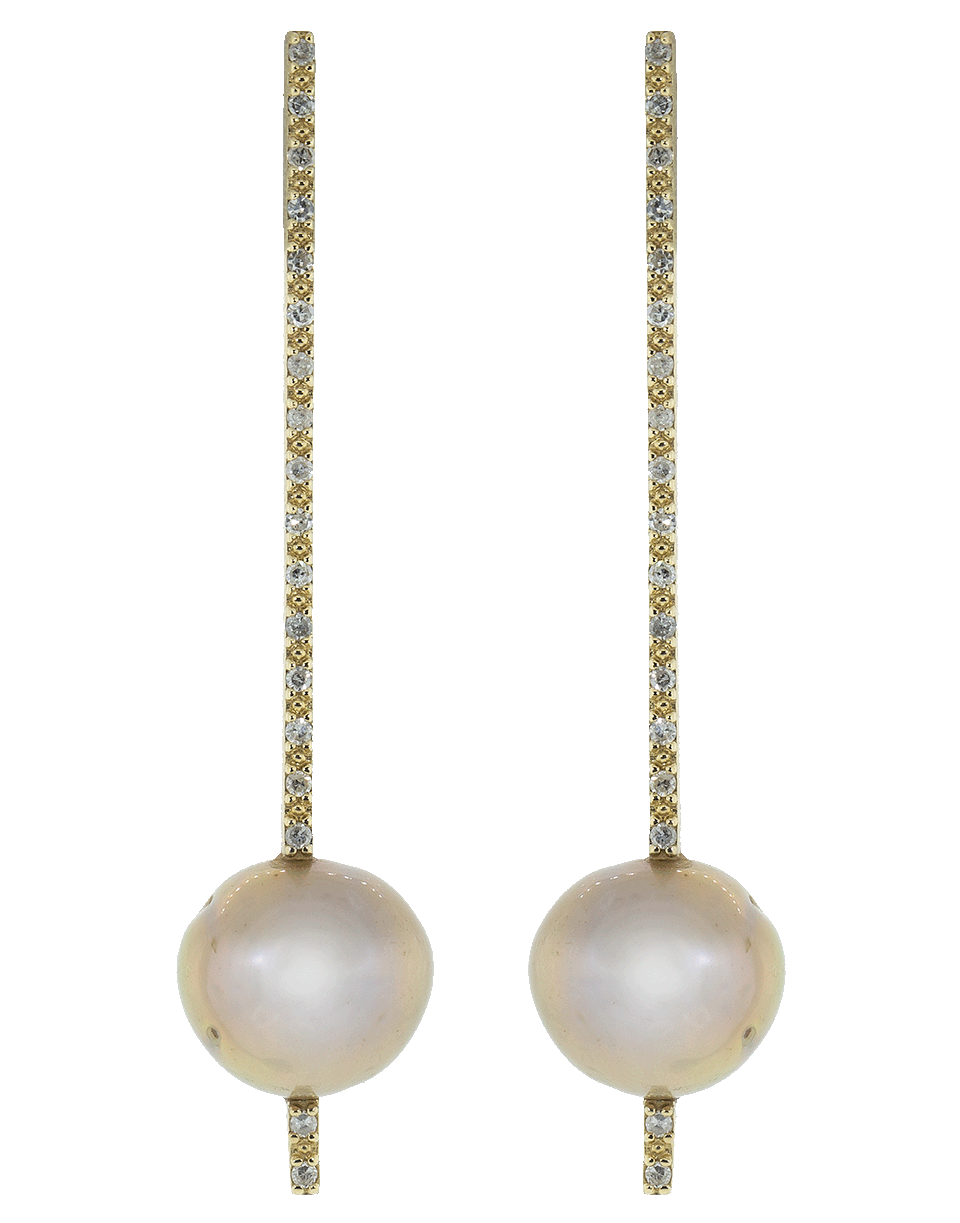Diamond and Pearl Earrings JEWELRYFINE JEWELEARRING NANCY NEWBERG   