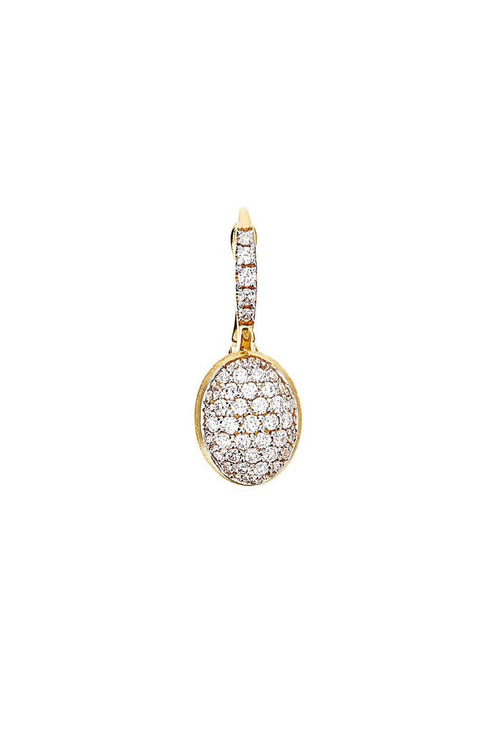 NANIS-Ciliegine Small Diamond Drop Earrings-YELLOW GOLD