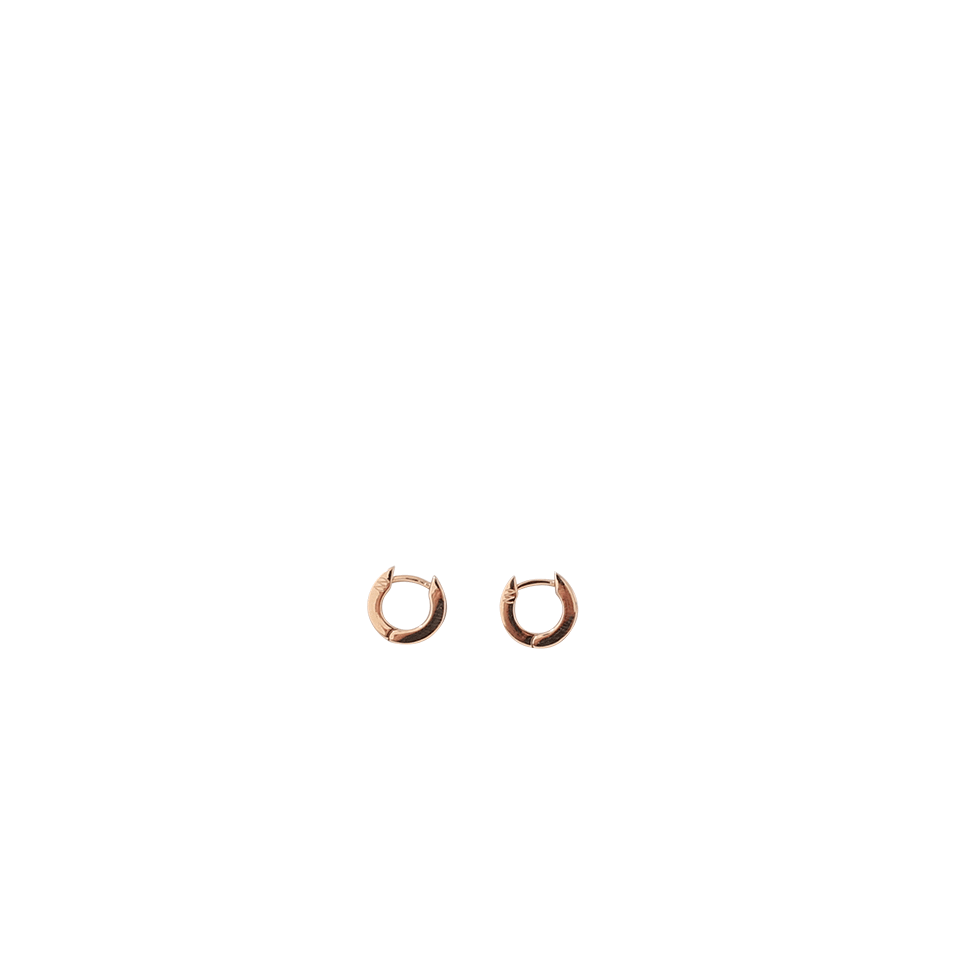 NETALI NISSIM-Gemma Huggie Earrings-ROSE GOLD
