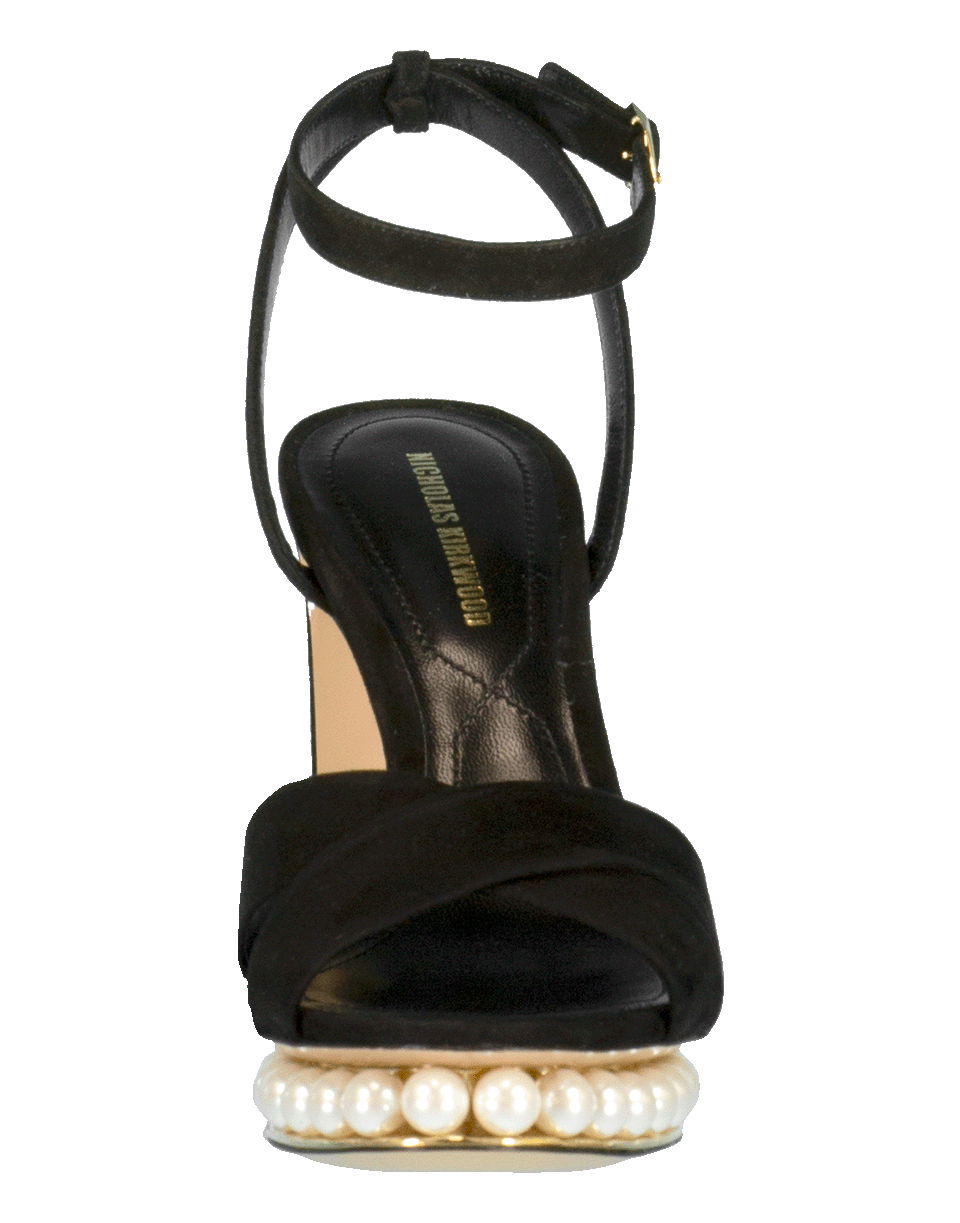 Black Casati Pearl Platform Sandal SHOEEVENING NICHOLAS KIRKWOOD   