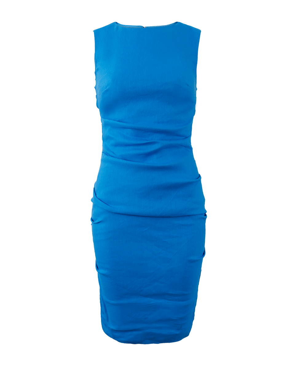 NICOLE MILLER-Lauren Stretch Linen Dress-