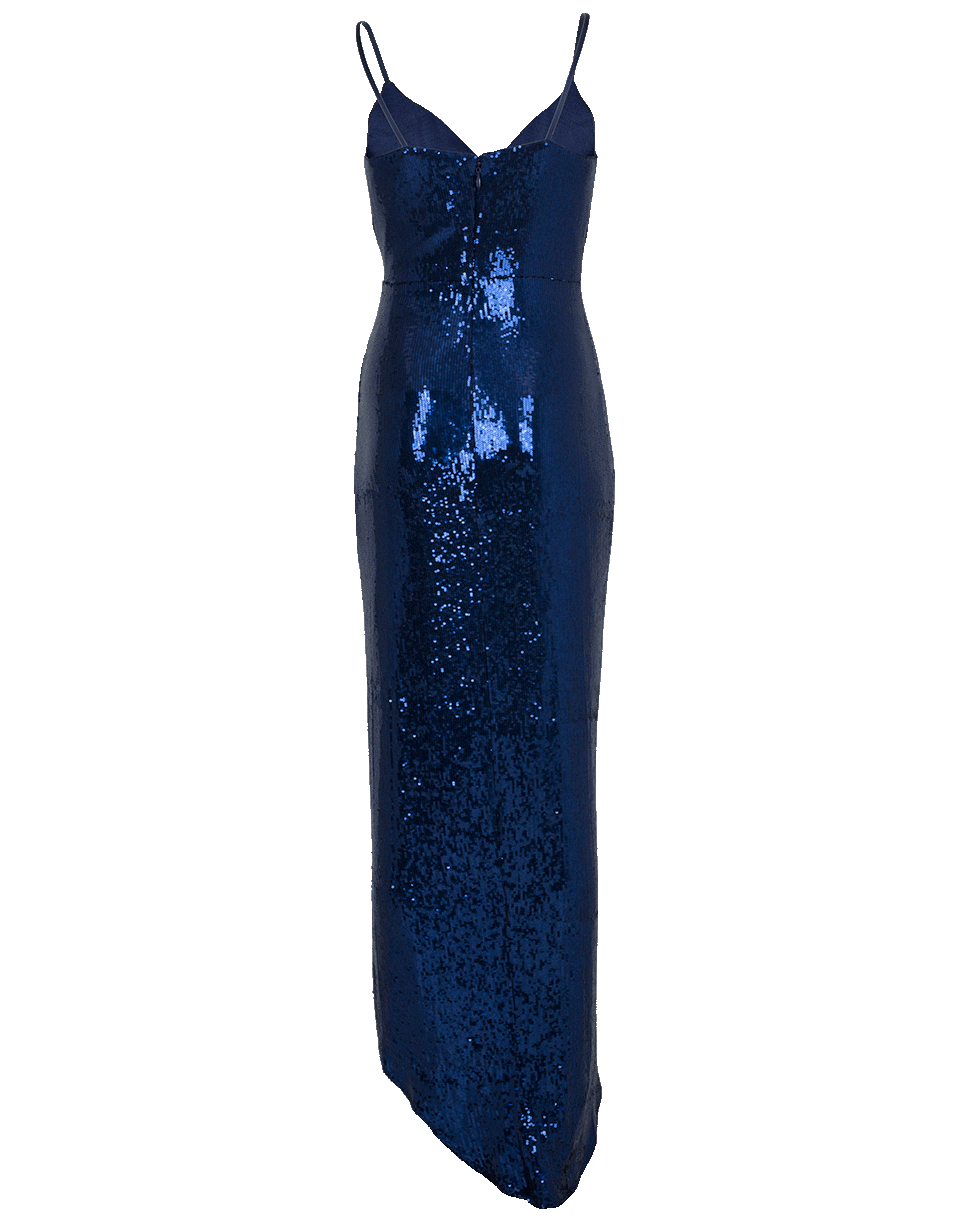 Sequin Wrap Gown CLOTHINGDRESSGOWN NICOLE MILLER   