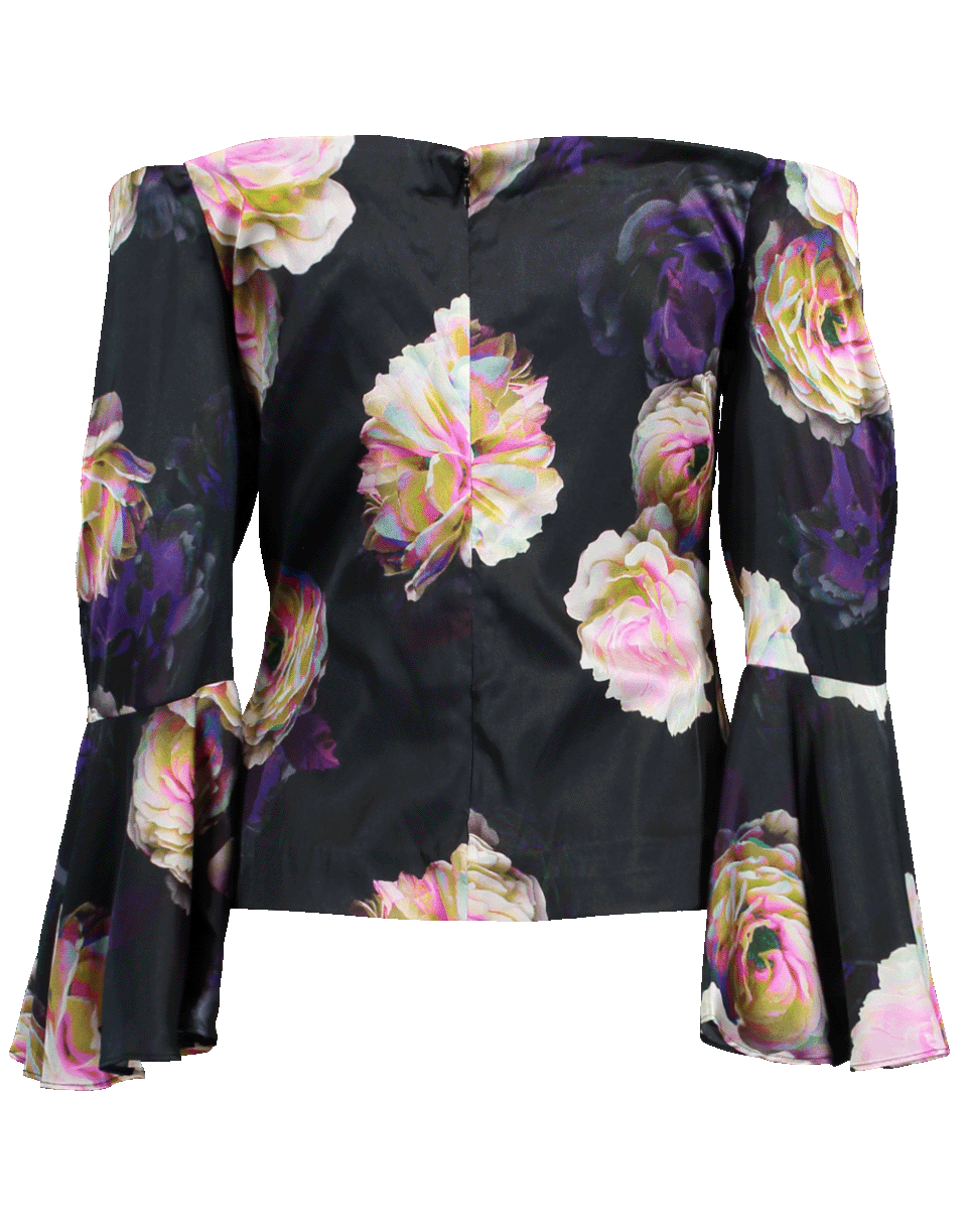 Confetti Flower Off Shoulder Top CLOTHINGTOPMISC NICOLE MILLER   