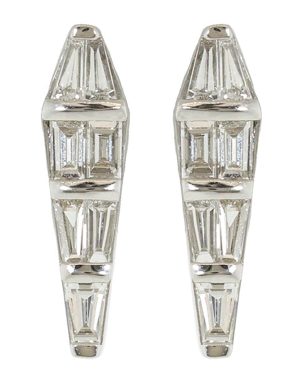 NIKOS KOULIS-Large Spectrum Diamond Studs-WHITE GOLD