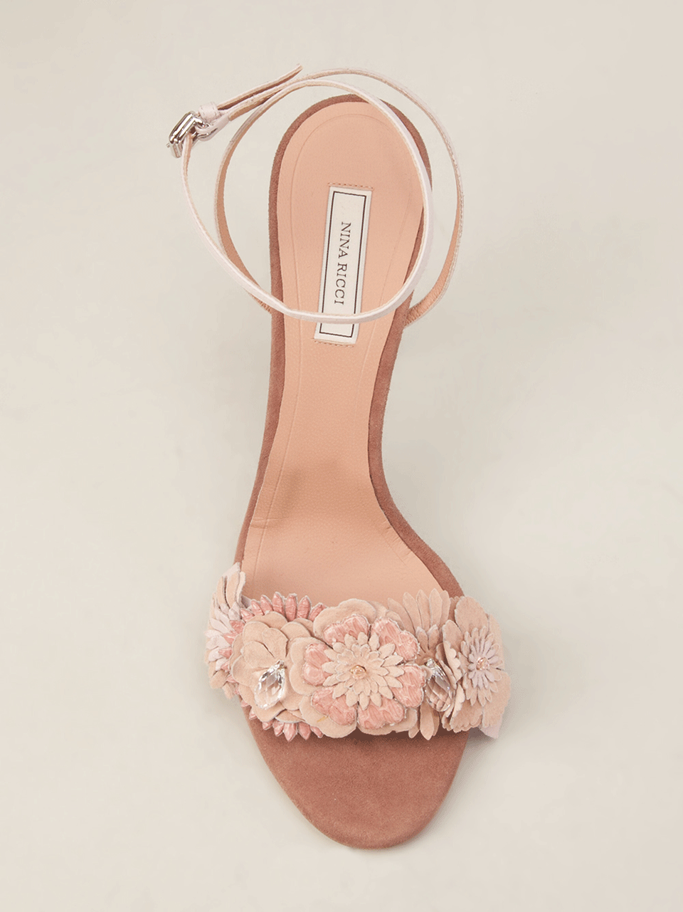 NINA RICCI-Flower Evening Sandal-