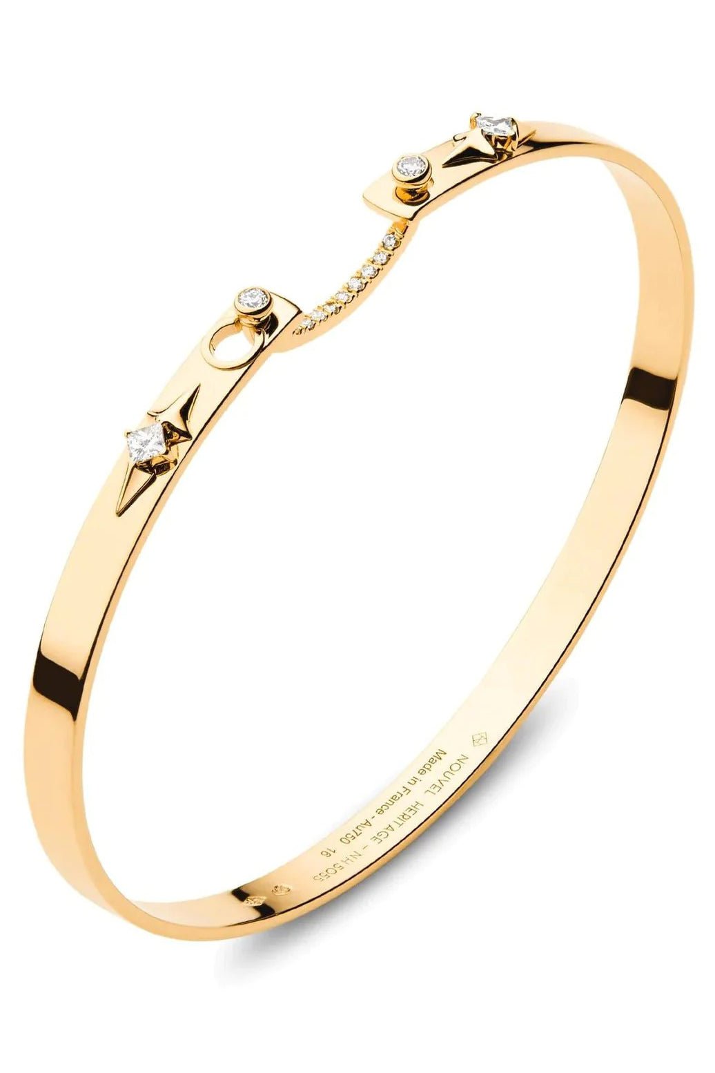 NOUVEL HERITAGE-Reverie Bangle-YELLOW GOLD
