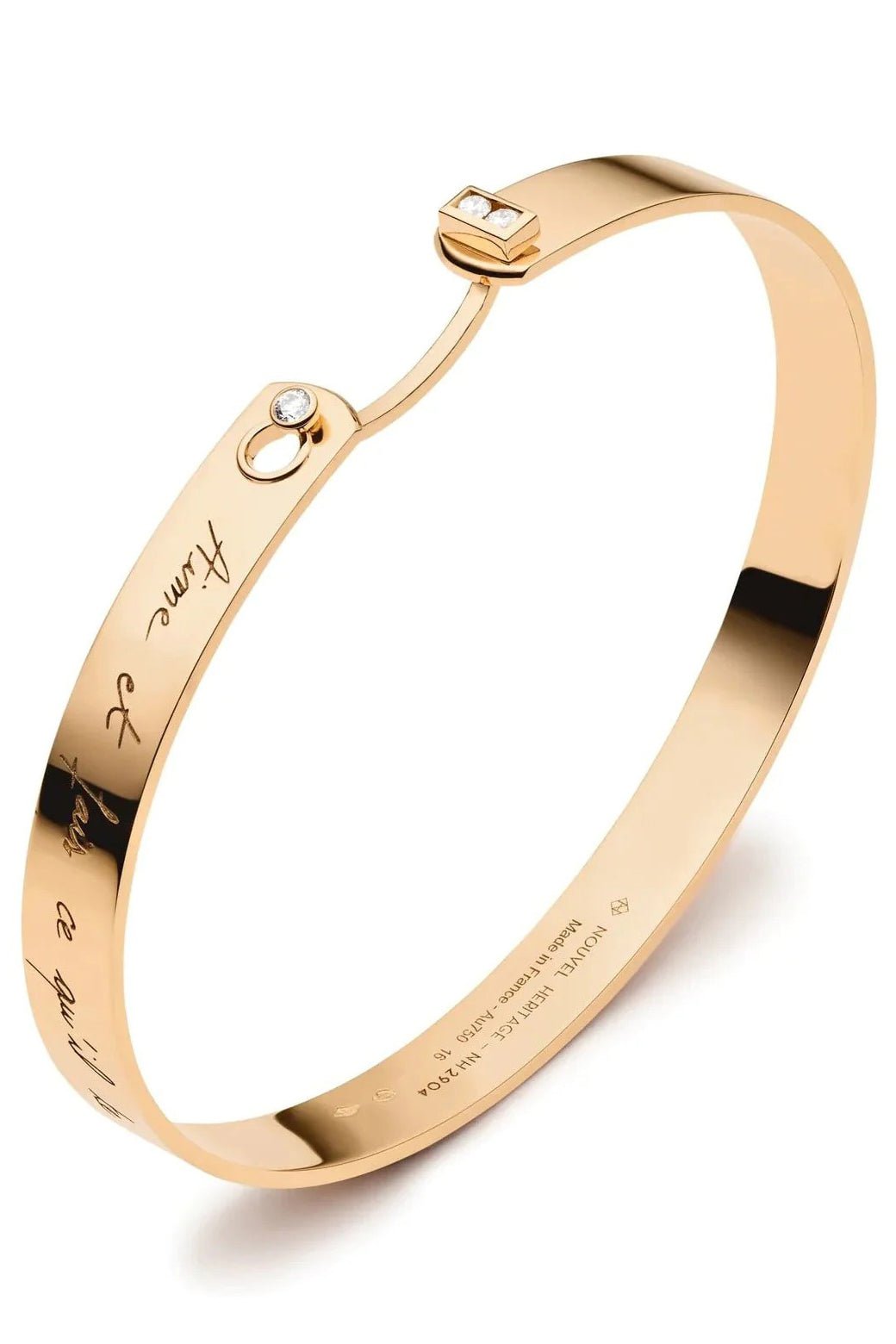 NOUVEL HERITAGE-Some Me Time Bangle-YELLOW GOLD