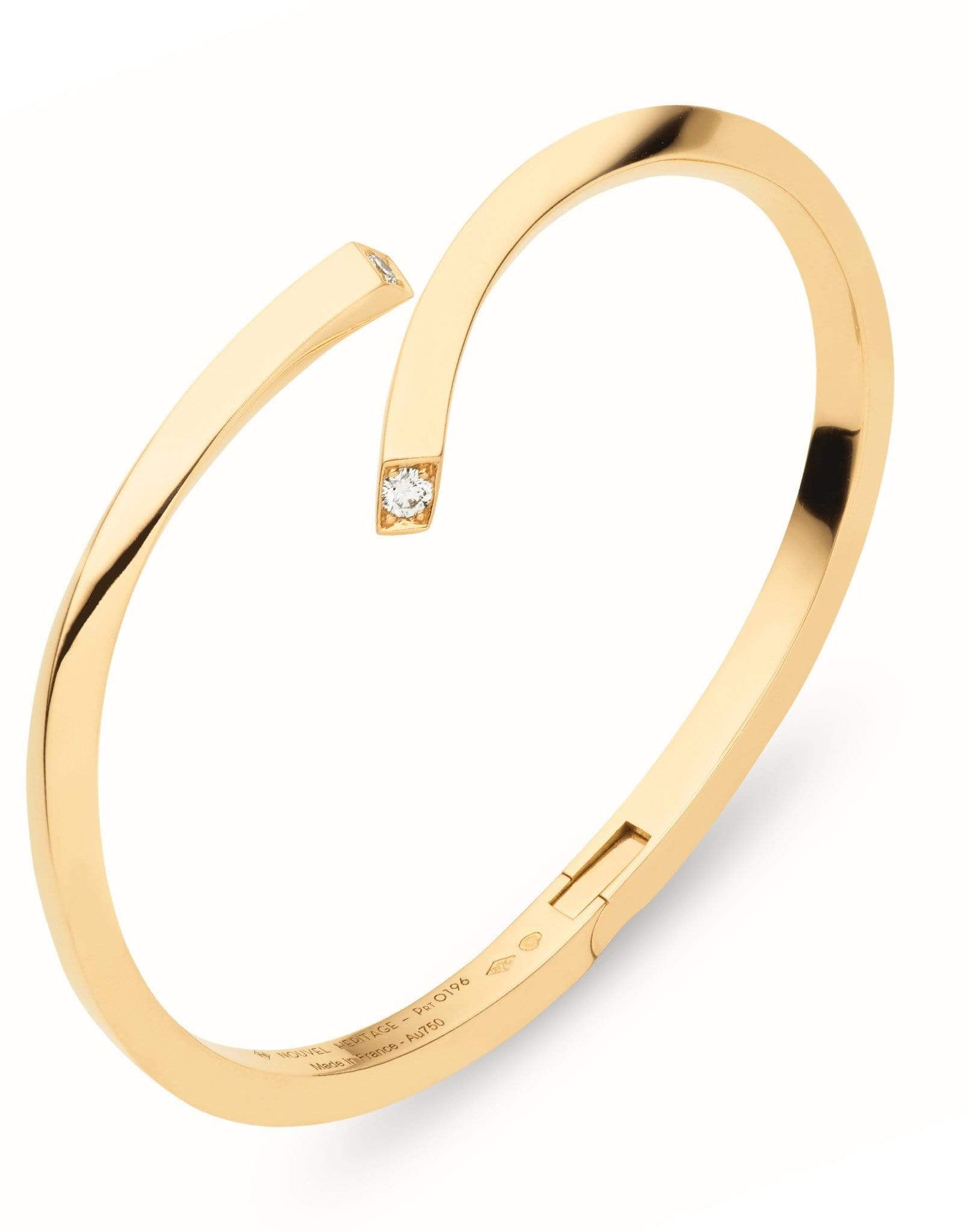 NOUVEL HERITAGE-Gold Thread Bangle-YELLOW GOLD