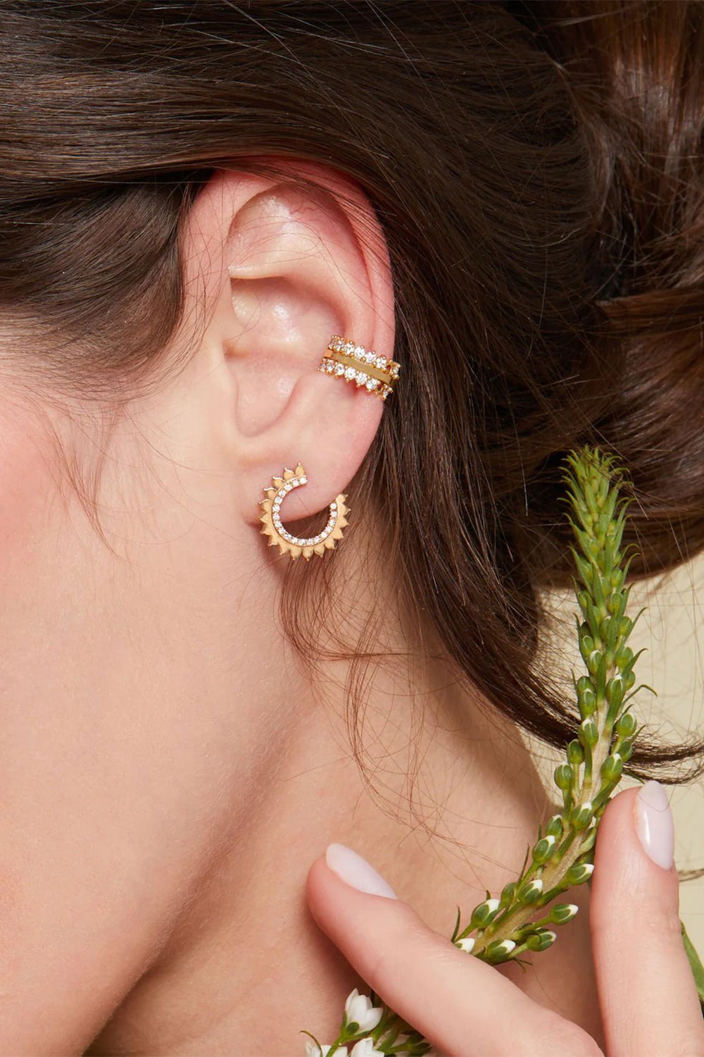 NOUVEL HERITAGE-Vendome Ear Cuff-ROSE GOLD