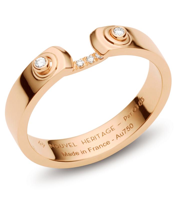 NOUVEL HERITAGE-Business Meeting Mood Ring-ROSE GOLD