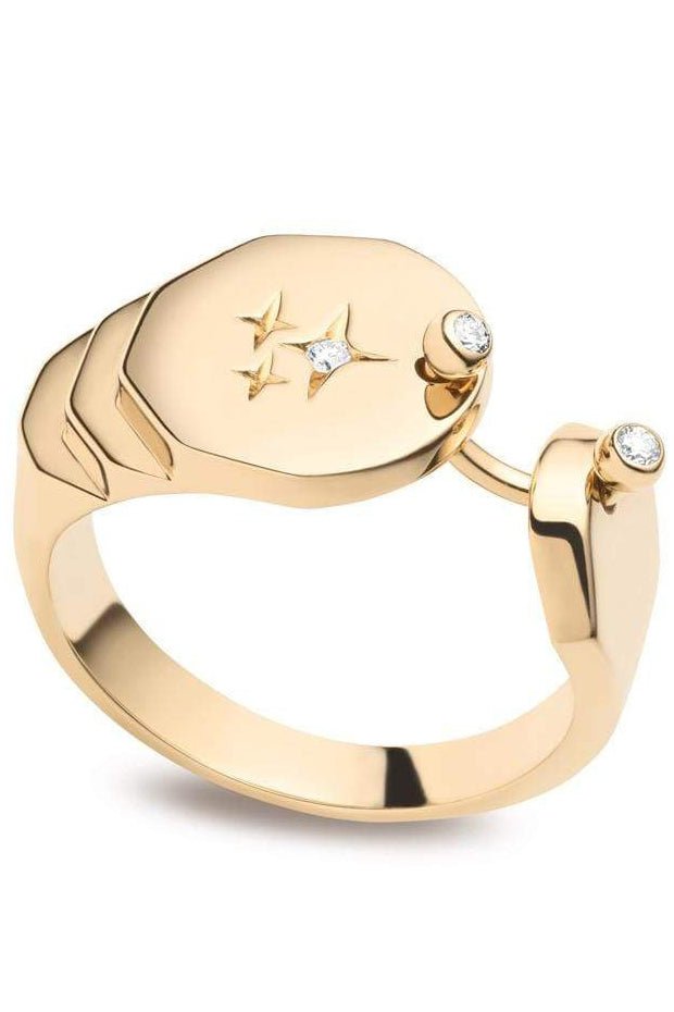 NOUVEL HERITAGE-Sparkles Gold Ring-YELLOW GOLD