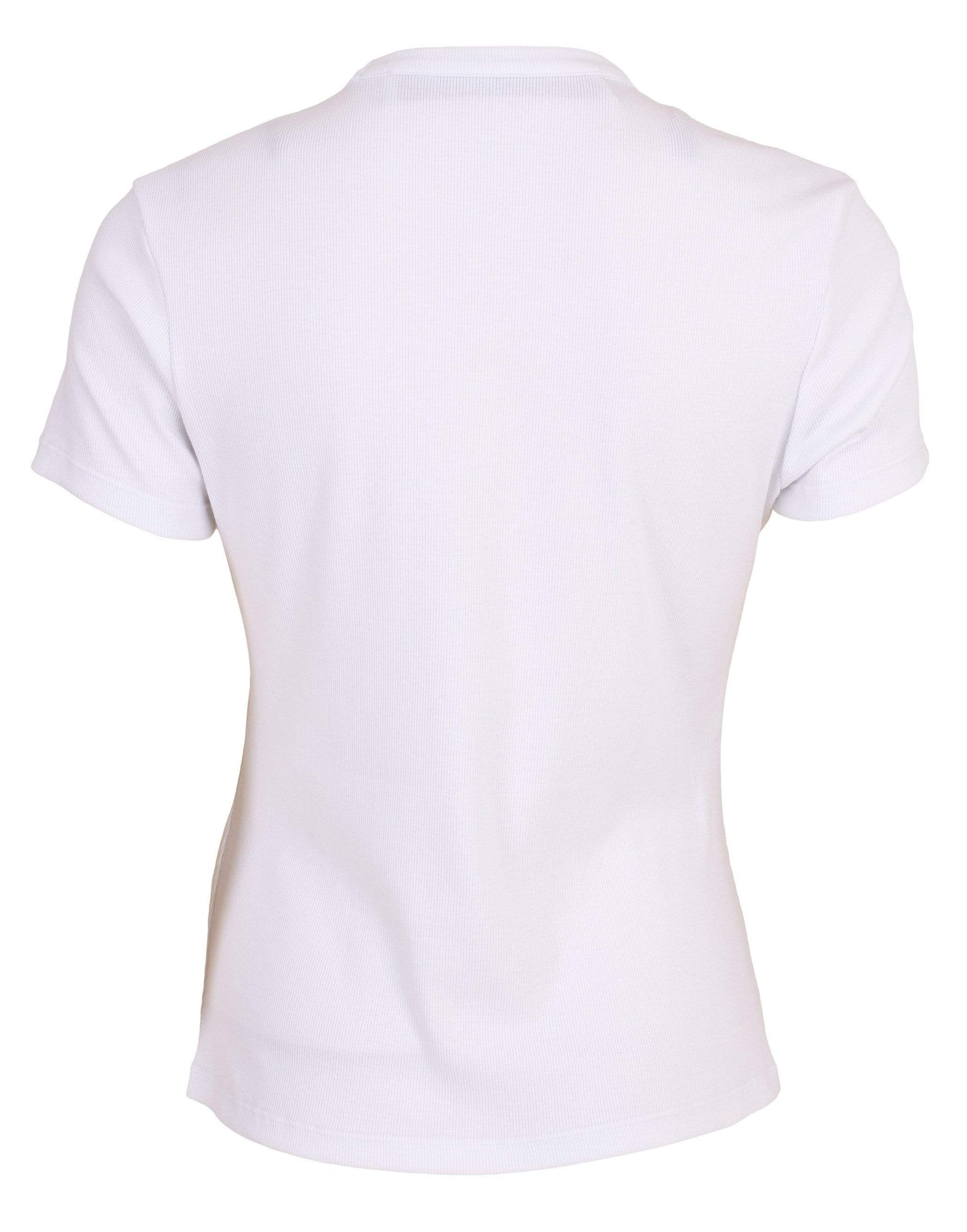 OFF-WHITE-Fitted T-Shirt-