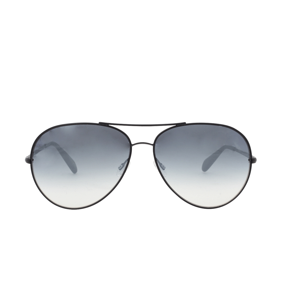 OLIVER PEOPLES-Sayer Mirror Sunglasses-BLK/AZUR