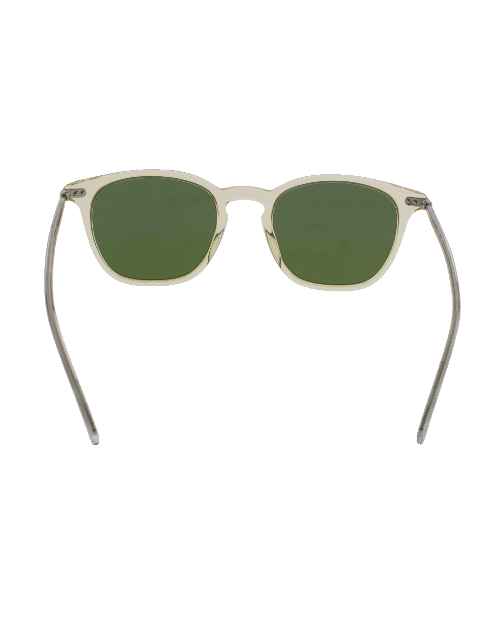 OLIVER PEOPLES-Heaton Square Sunglasses-BUFF/GRN