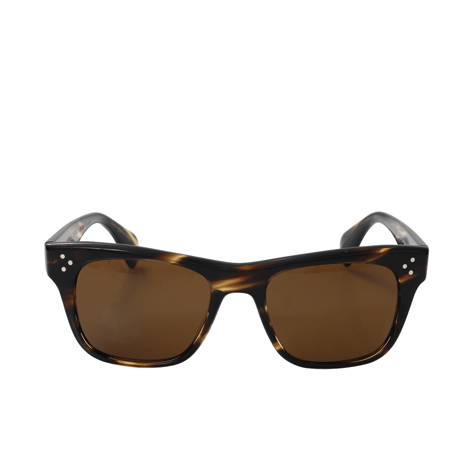 OLIVER PEOPLES-Jack Houston Polarized Sunglasses-COCOBOLO
