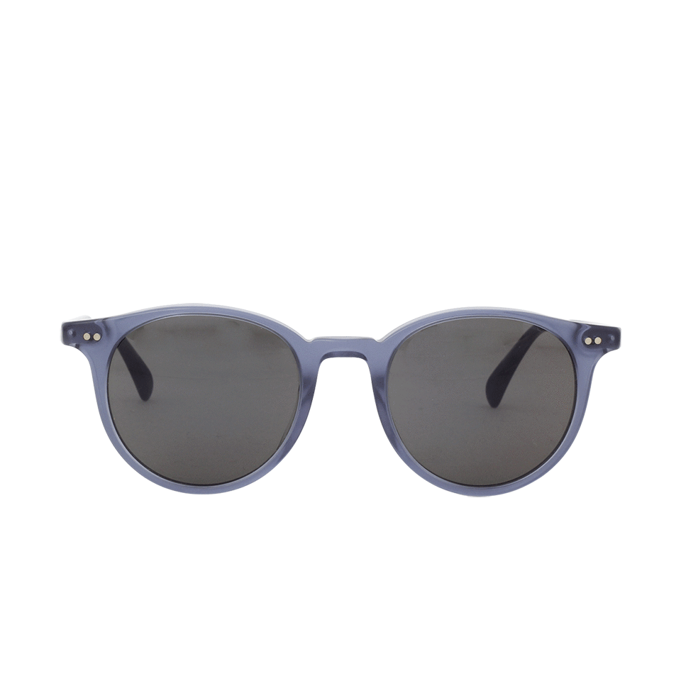 OLIVER PEOPLES-Delray Keyhole Sunglasses-DNM/GRY