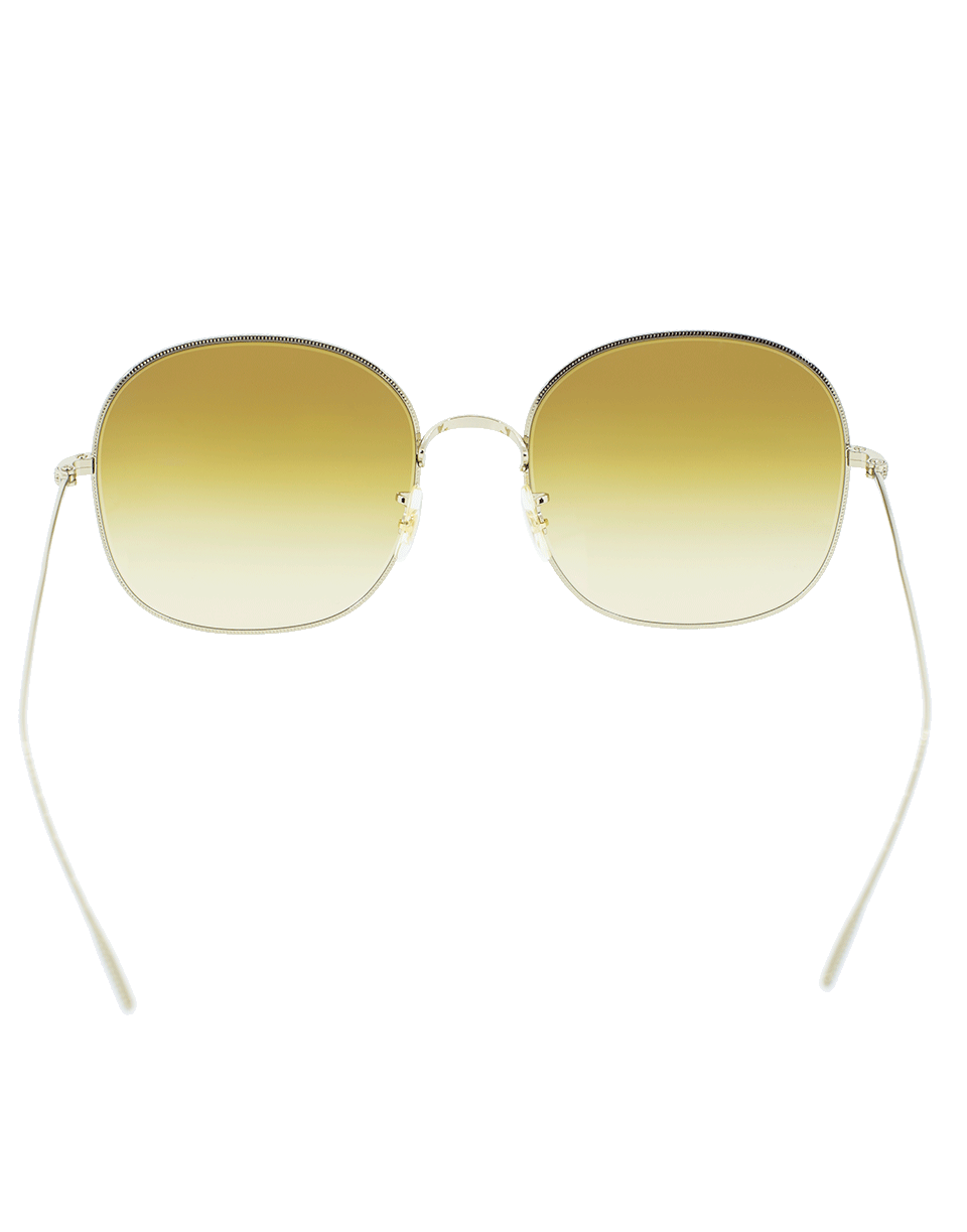 OLIVER PEOPLES-Gold and Amber Mehrie Sunglasses-GLD/AMBR