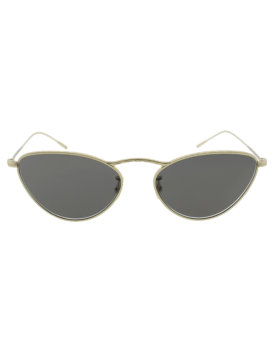 OLIVER PEOPLES-Lelaina Sunglasses-GLD/GRY