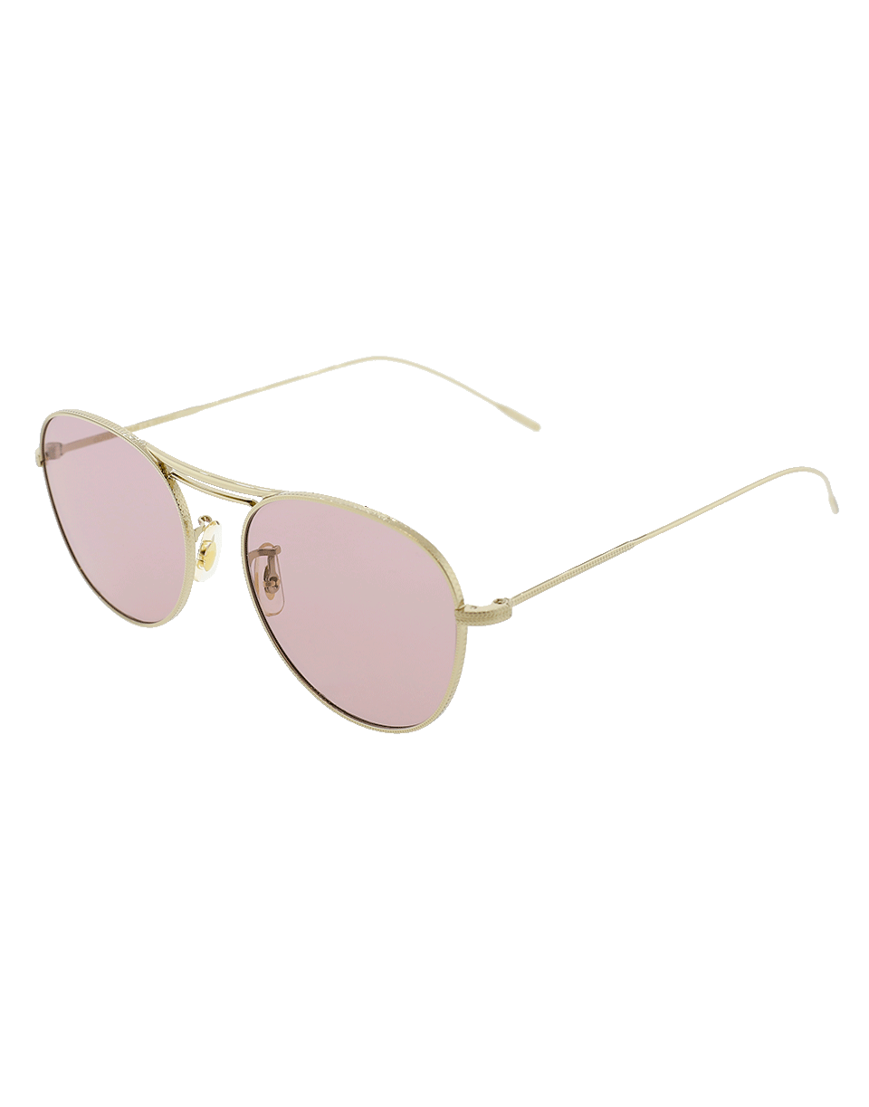 OLIVER PEOPLES-Cade Sunglasses-GLD/PNK