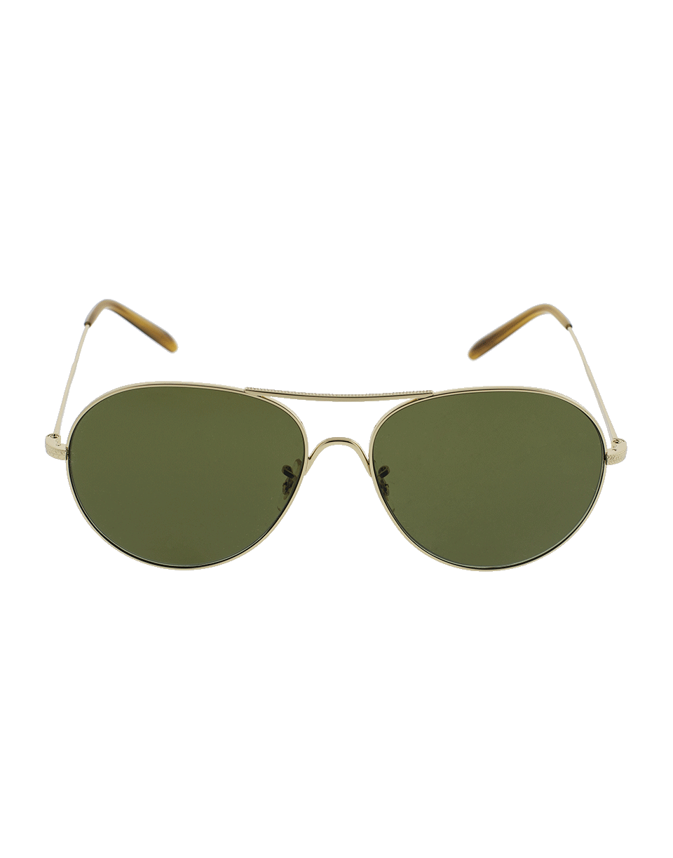 OLIVER PEOPLES-Rockmore Metal Sunglasses-GOLD/G15