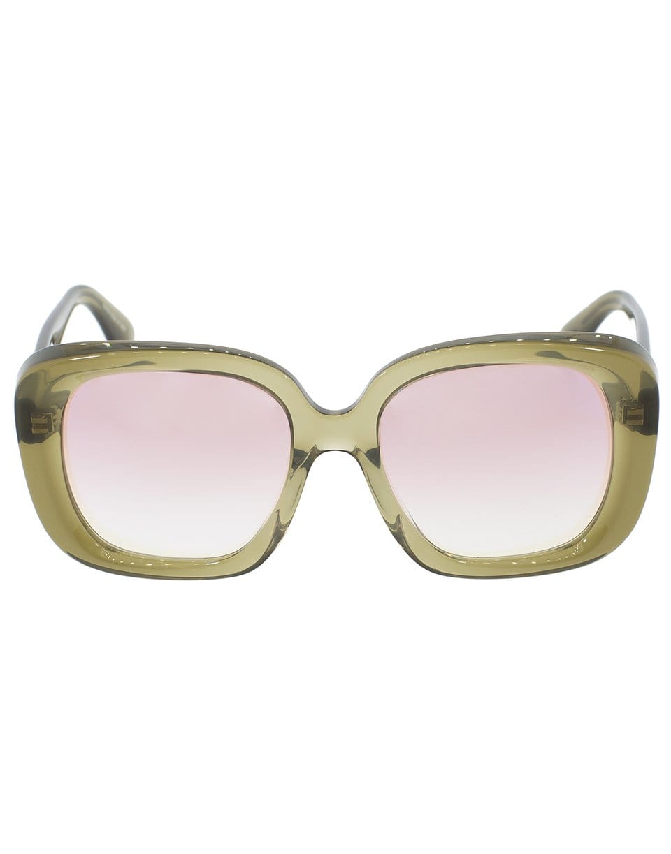OLIVER PEOPLES-Nella Sunglasses - Dusty Olive and Pink-PNK/OLIV