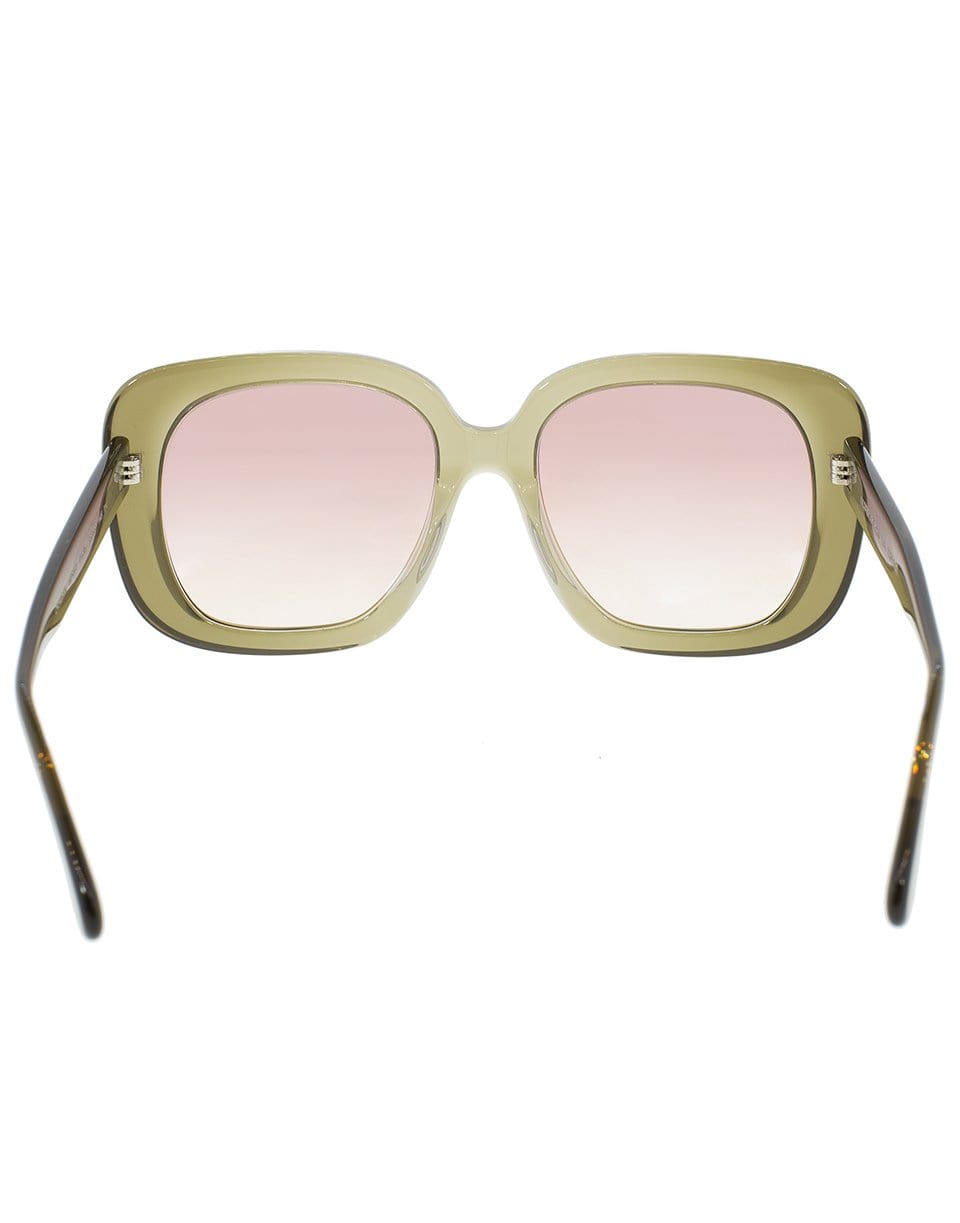 OLIVER PEOPLES-Nella Sunglasses - Dusty Olive and Pink-PNK/OLIV