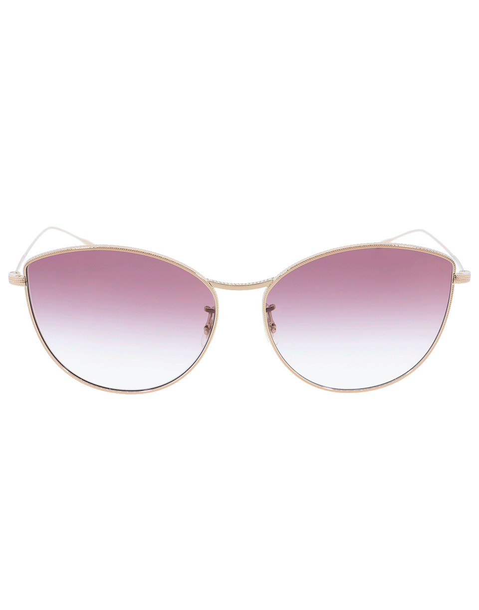 OLIVER PEOPLES-Rayette Sunglasses-ROSE GOLD