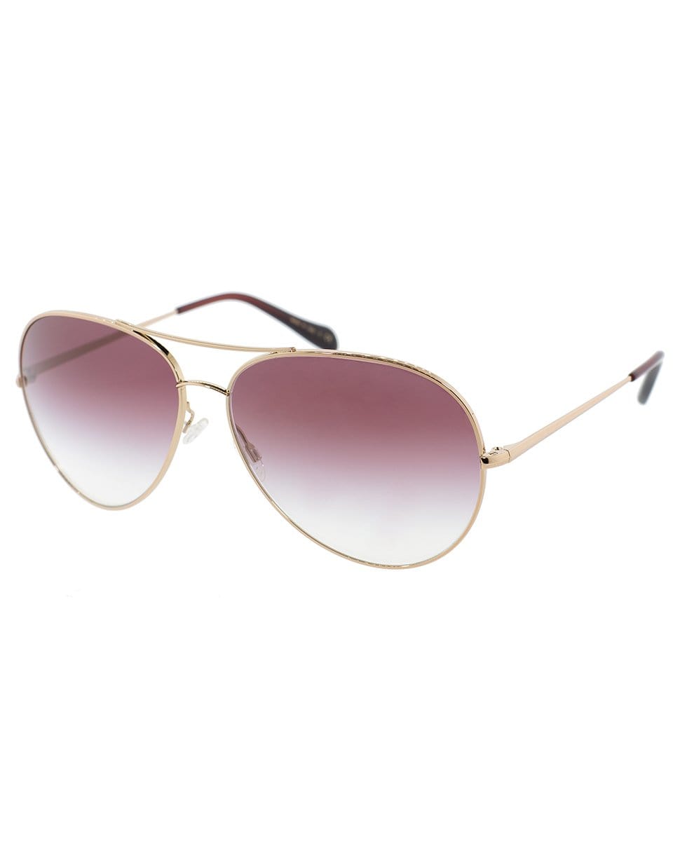 Sayer Sunglasses - Rose Gold ACCESSORIESUNGLASSES OLIVER PEOPLES   