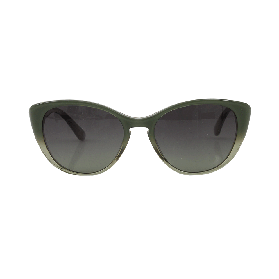 OLIVER PEOPLES-Haley Cat Eye Sunglasses-SAGE GRN