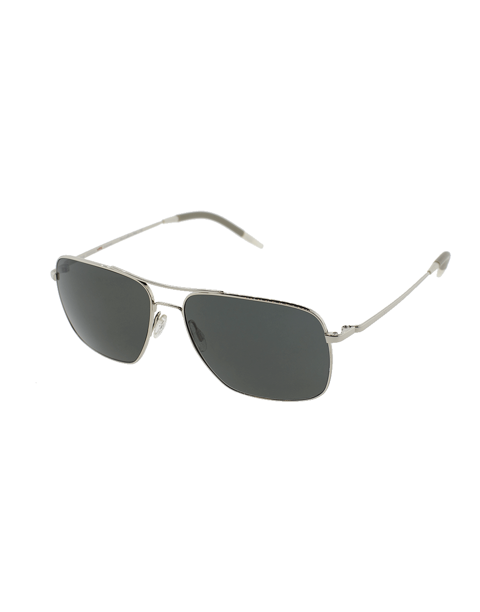 OLIVER PEOPLES-Clifton Polarized Sunglasses-SLVR/MID