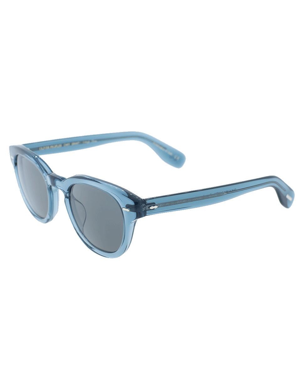 OLIVER PEOPLES-Washed Teal Cary Grant Sun Sunglasses-TEAL/GRY