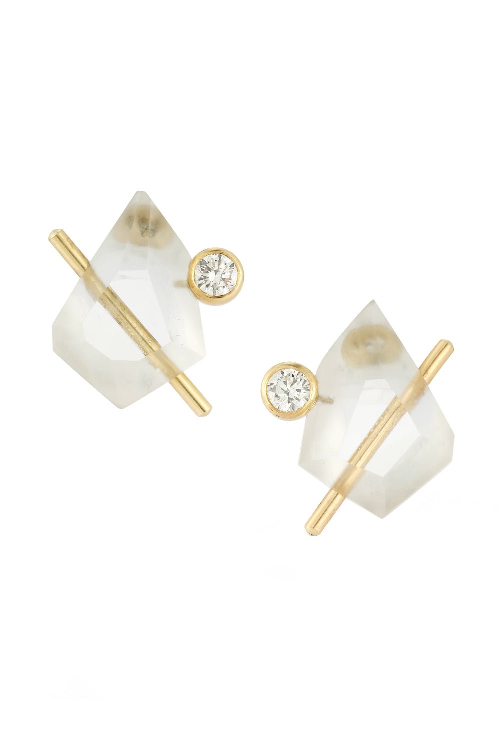 OLIVIA SHIH-Lucid Rock Studs-RECYCLED GOLD (WHEN POSSIBLE)