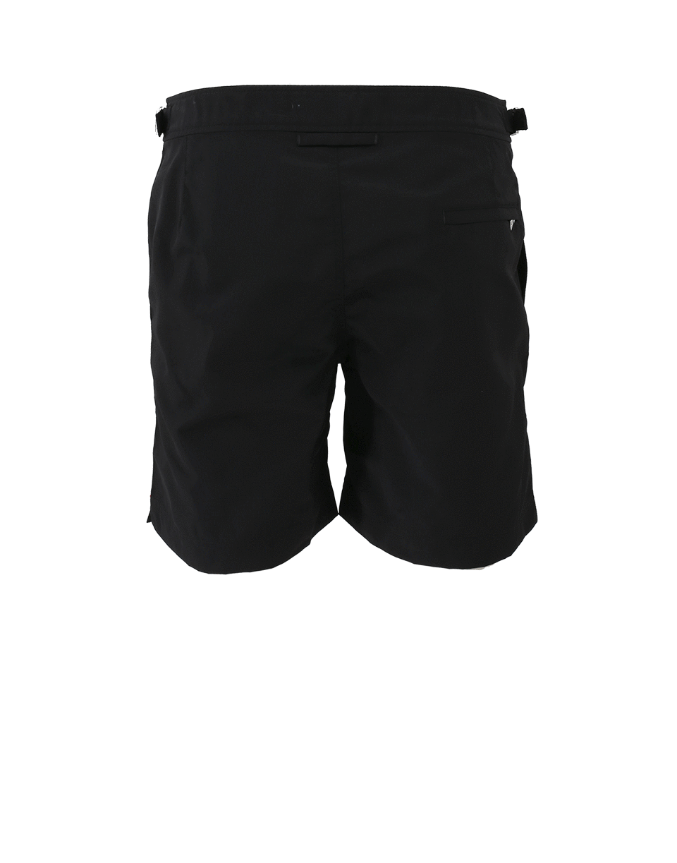 ORLEBAR BROWN-Bulldog Black Mid-Length Swim Shorts-