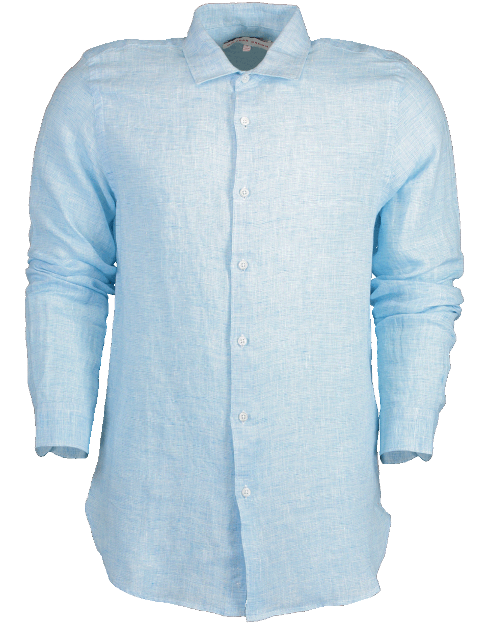 ORLEBAR BROWN-Giles Linen Riviera Tailored-Fit Shirt-
