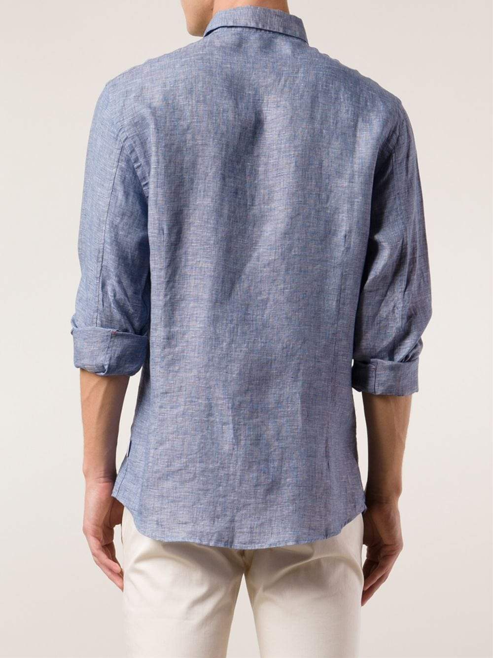 Morton Linen Shirt MENSCLOTHINGSHIRT ORLEBAR BROWN   