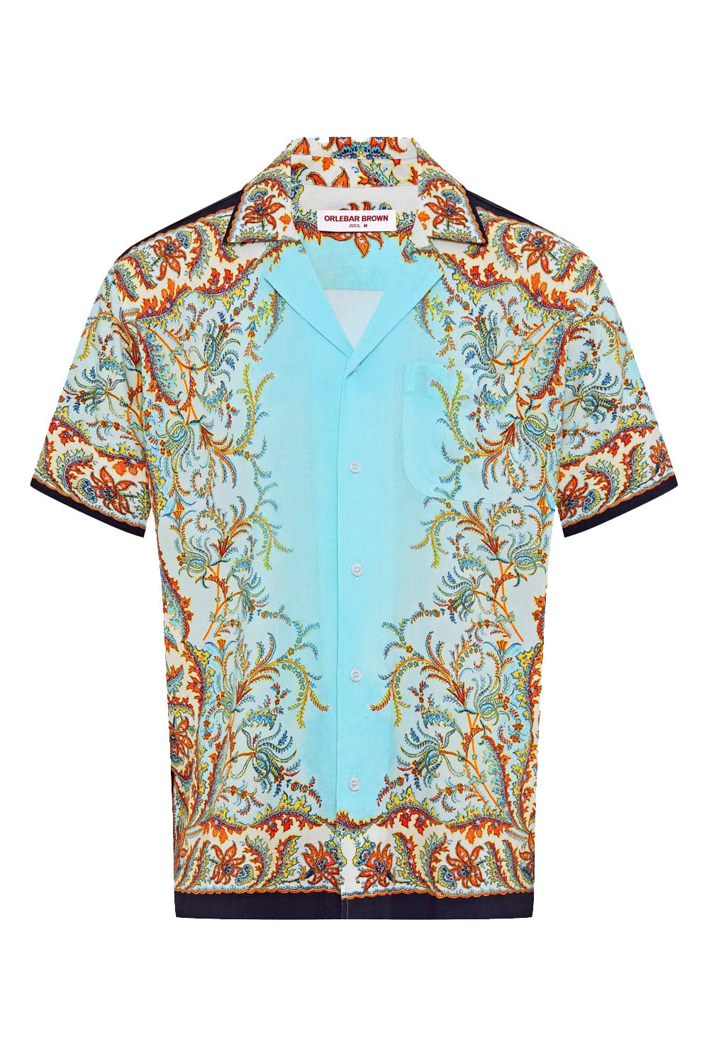 ORLEBAR BROWN-Multi Paisley Relaxed Fit Capri Collar Marne Shirt-