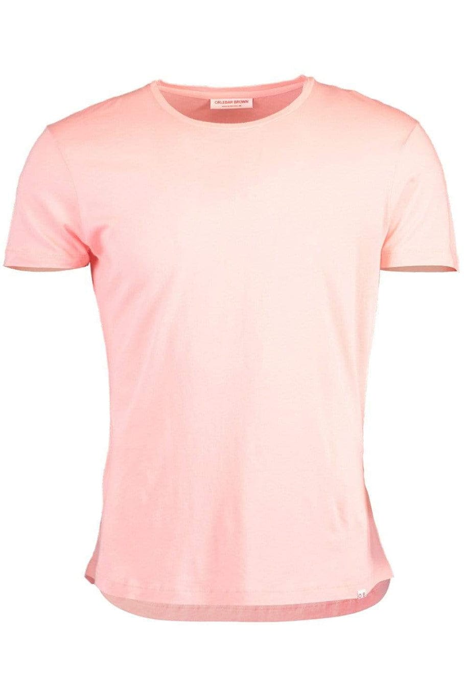ORLEBAR BROWN-Pink OB-T Melange T-Shirt-