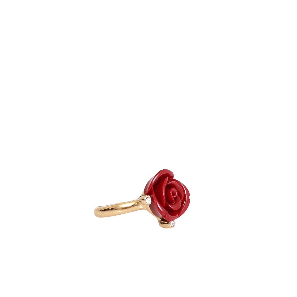 Resin Rose Ring ACCESSORIEMISC OSCAR DE LA RENTA   