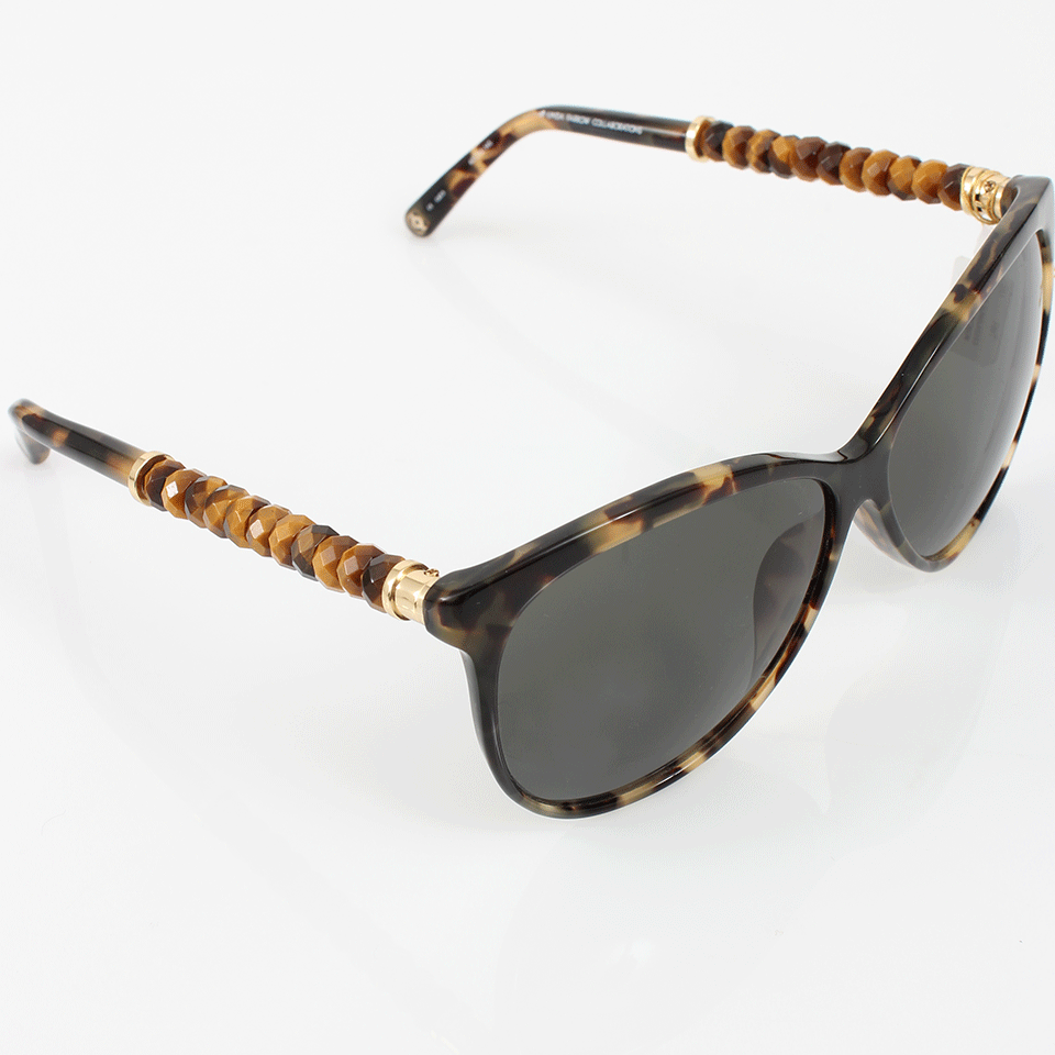 OSCAR DE LA RENTA-Dark Oversized Sunglasses-TSHELL
