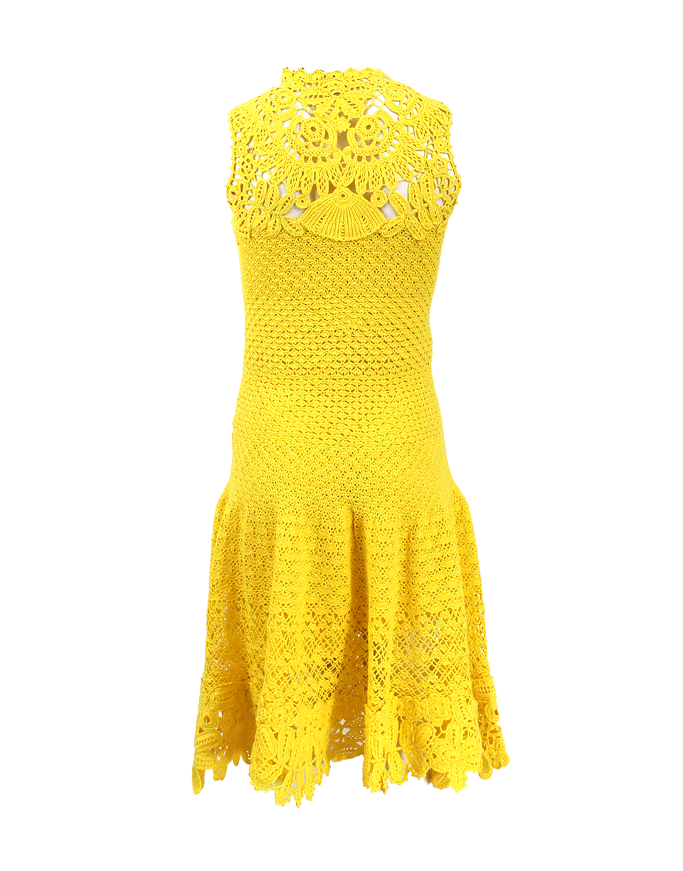 Drop Waist Crochet Dress CLOTHINGDRESSCASUAL OSCAR DE LA RENTA   