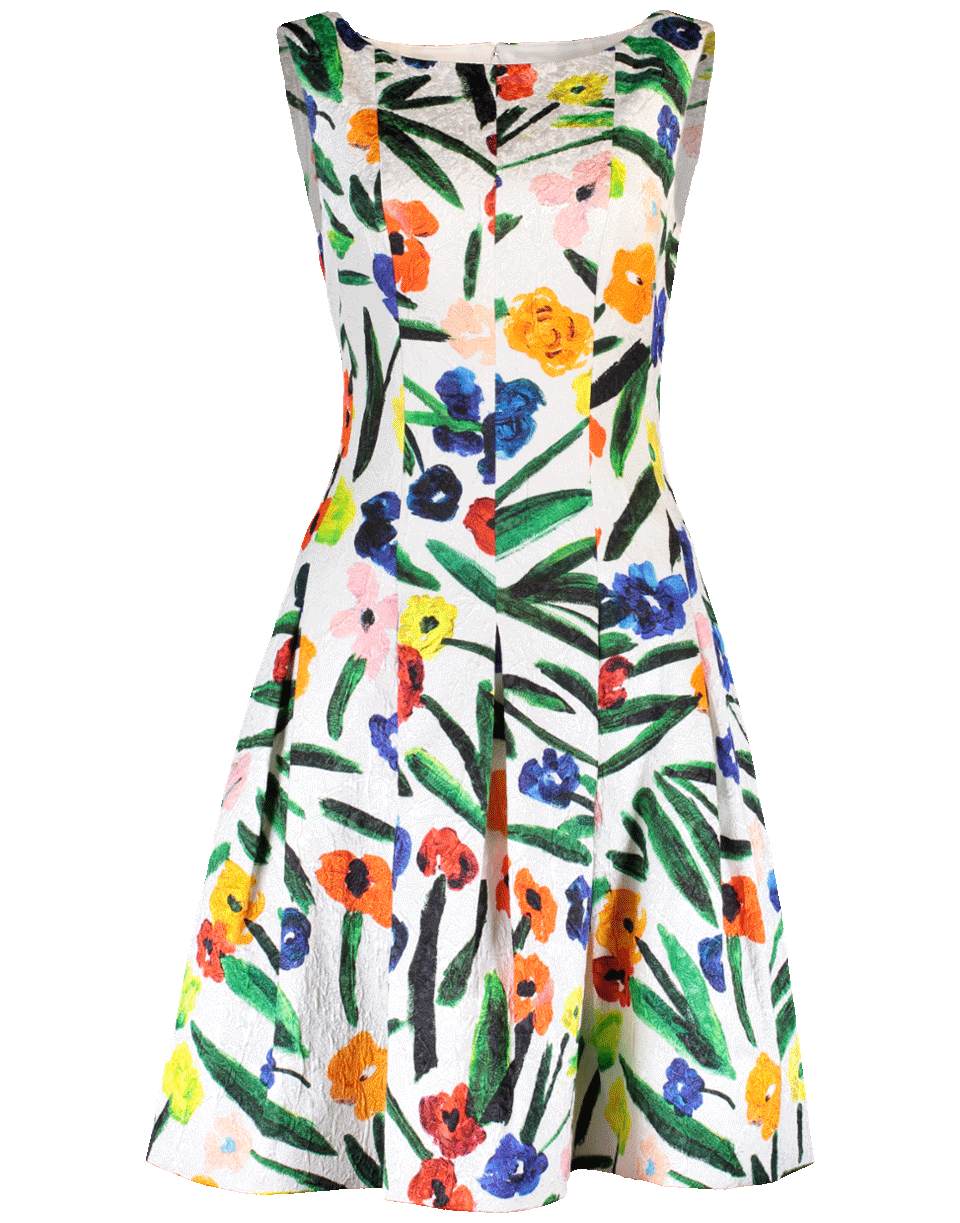 Floral Print Dress CLOTHINGDRESSCASUAL OSCAR DE LA RENTA   