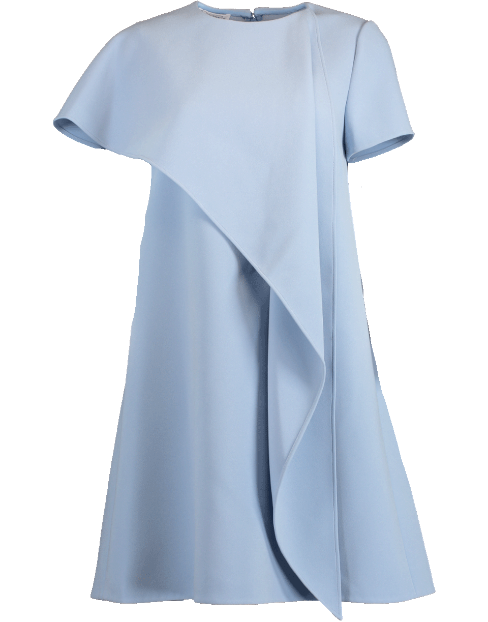 OSCAR DE LA RENTA-Front Ruffle A-Line Dress-