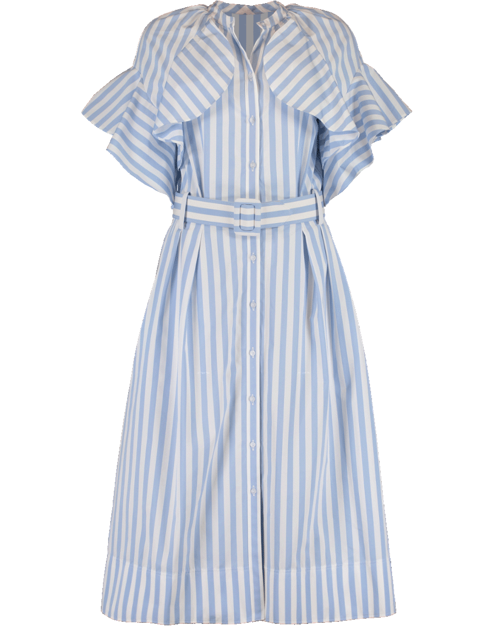 OSCAR DE LA RENTA-Jewel Neck Two Pocket Dress-