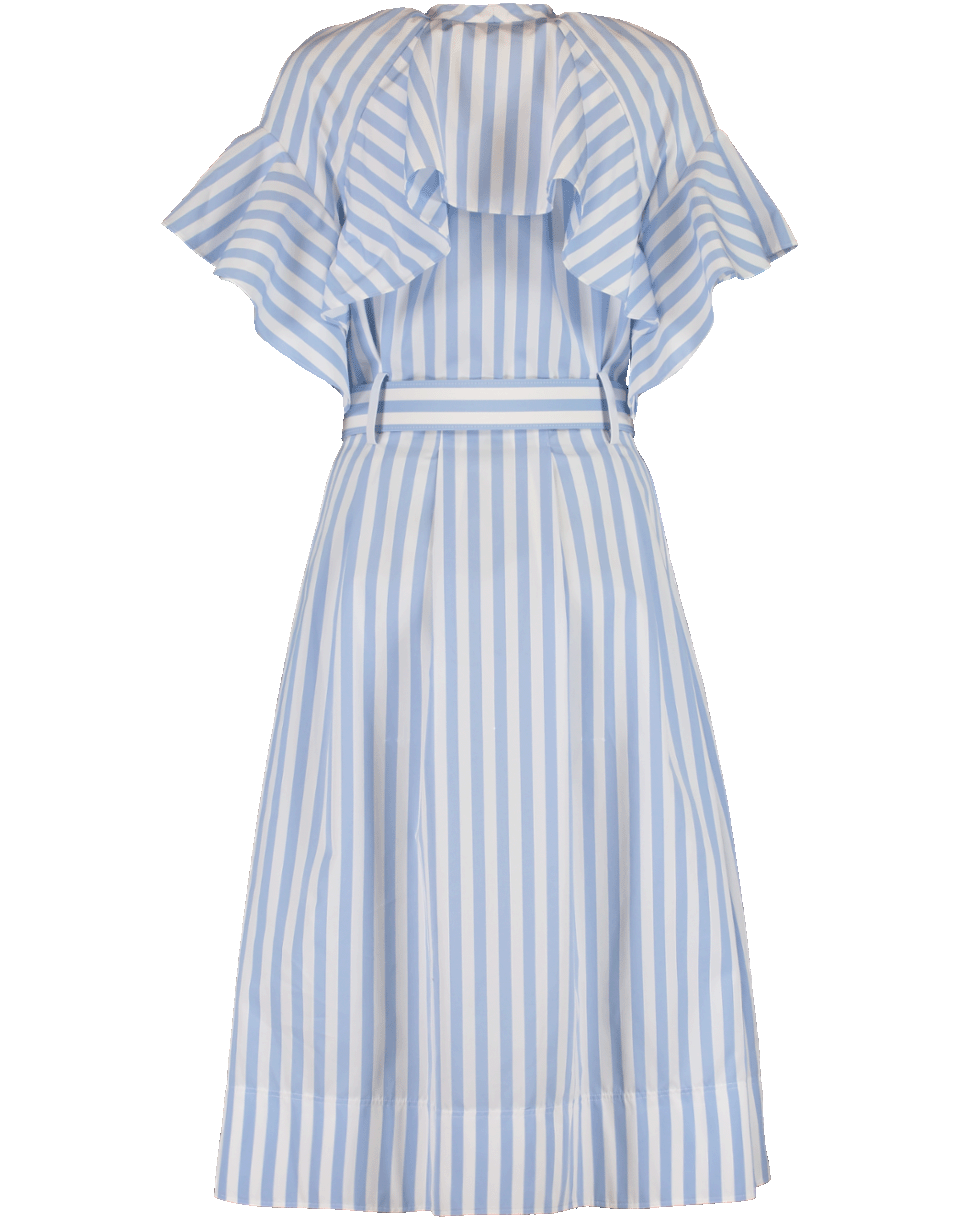 OSCAR DE LA RENTA-Jewel Neck Two Pocket Dress-