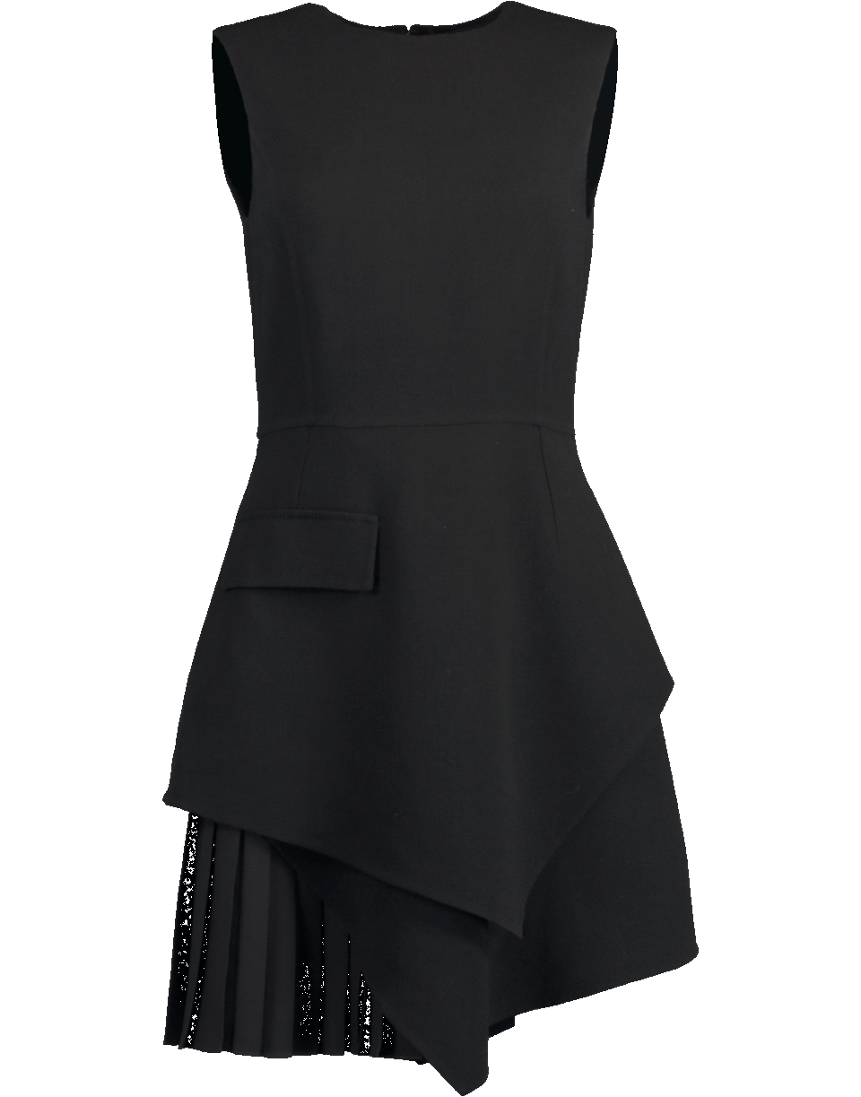 OSCAR DE LA RENTA-Layered Front Sleeveless Dress-
